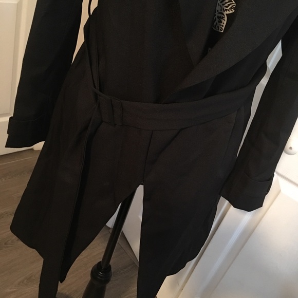 Black Trench Jacket - Picture 5 of 5